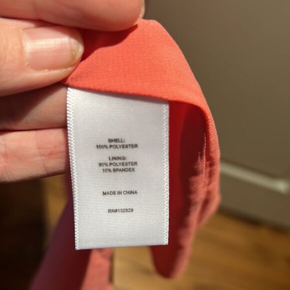 🎀 Revolve x house of Harlow 1960 wrap mesh midi dress coral - Picture 10 of 11